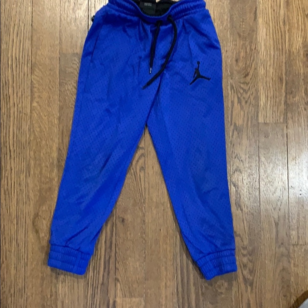 Jordan mesh joggers blue size 5